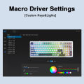 AULA F99 Machanical Keyboard Bluetooth 5.0/2.4G Wireless/Wired Gasket-mounted Gaming Keyboard 99 Keys Customizable Keyboards. 