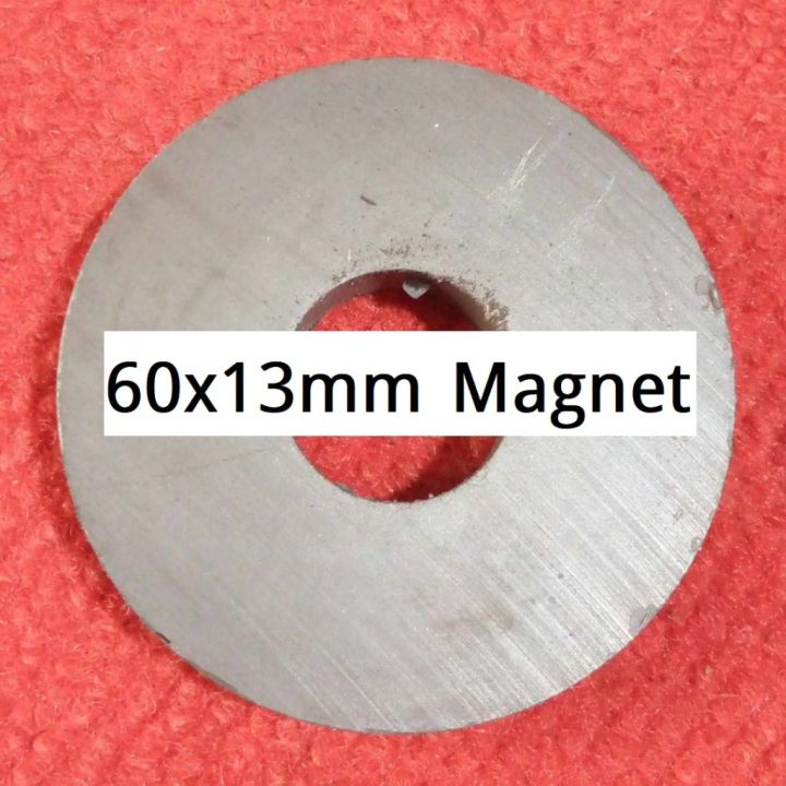 BLACK 60mm RING MAGNETS 60x13mm Ring Magnets Multipurpose Permanent Round Ring