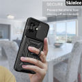 Phone case For infinix Smart 8 Back cover Hard Armor Shockproof Camera Protection Bracket Navigation Holder Ring cover for For infinix Smart8 Cover cases. 