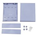 2X Plastic Electrical Enclosure Junction Box 152x120x42mm Light Grey. 