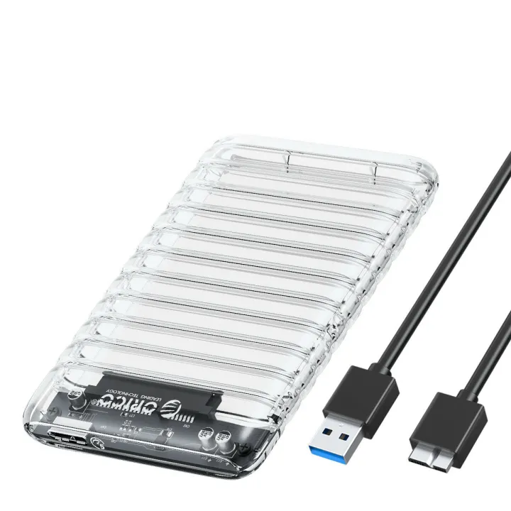 ORICO%202.5%20inch%20Transparent%20ATA%20to%20USB3.0%20/%20Type-C%20Hard%20Drive%20Case%20olid%20tate%20Drives%20Enclosures%20for%20PC%20Laptop%20Up%20to%206TB%20-%20Image%202