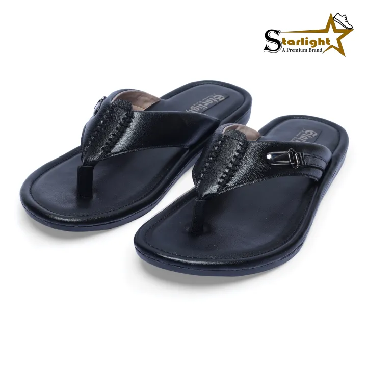 Black%20Leather%20Sandal%20For%20Men%20Starlight%20Shoes%20-%20Image%204