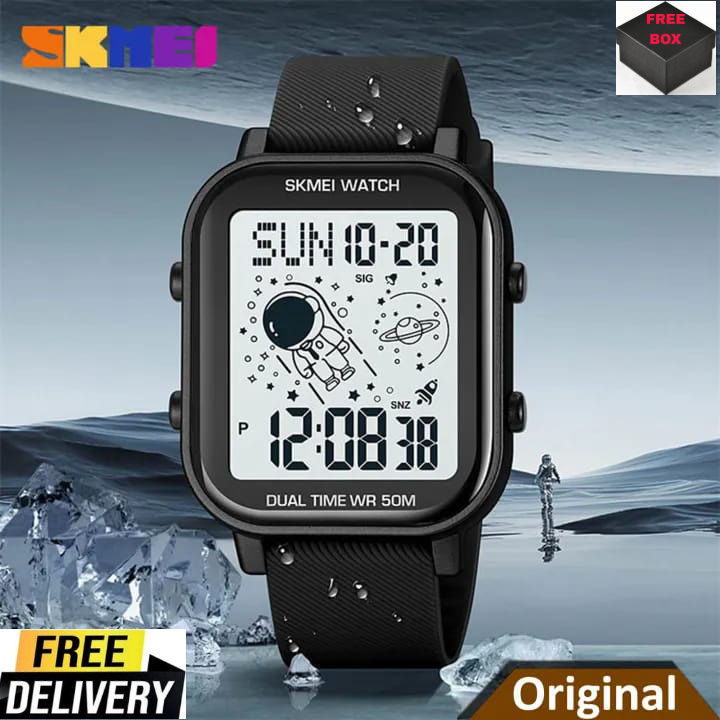 SKMEI 1971 Men and Women Electronic Watch Multi-purpose Watch Fashion Simple Style Waterproof Watch For Men and Women