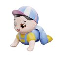 Cute Electric Baby Crawling Toys Learn To Climb Plastic Electric crawling doll 0-6-12Months Climb Educational Electric Baby Doll for Toddler. 