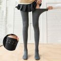 Black White Soild Color Long Stockings Women Over Knee Thigh High Over The Knee Stockings Lolita Ladies Warm Knee Socks. 