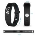 V9 Body Temperature Monitor Thermometers Smart Bracelet Watch Smartband Fitness Waterproof Smart Band. 