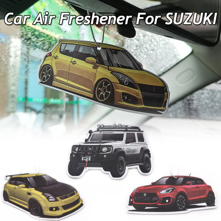 JDM Car Air Freshener Hanging Auto Rearview Mirror Perfume Flavoring Pendant Solid Paper For SUZUKI SUZUKI Jimmy SWIFT New SWIFT