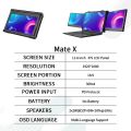 GTMEDIA Mate X 11.6inch Portable Dual Screen Monitor for Laptop Full HD IPS 1080P Display Plug and Play.
