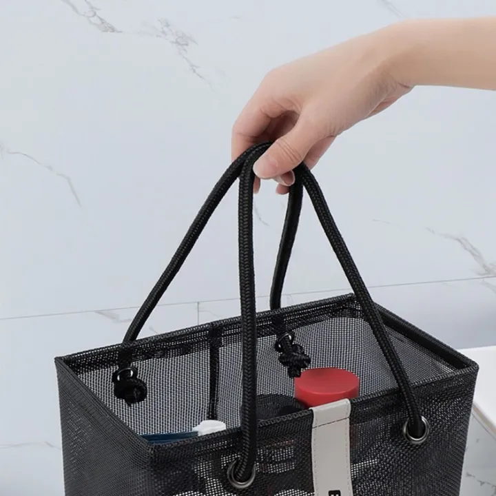 Casual%20Vacation%20Beach%20Bag%20Mesh%20Toiletry%20Bag%20Cosmetic%20Bag%20Double%20Layer%20Clothes%20Storage%20Bag%20Handbag%20Wash%20Bag%20Hanging%20Shower%20Organizer%20Vacation%20-%20Image%205