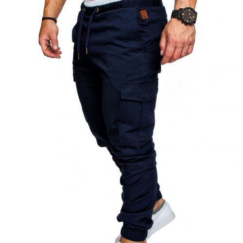 Men%20Casual%20Solid%20Colorckets%20Waist%20Drawstring%20Ankle%20Tied%20Skinny%20Cargo%20Pants%20celana%20panjang%20pria%20salopette%20homme%20Trendy%20-%20Image%203