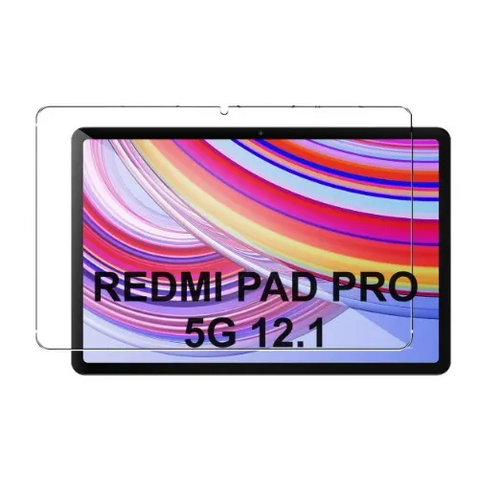 Tempered Glass Screen Protector For Xiaomi Redmi Pad Pro 12.1 Inch Explosion-proof Tablet Screen High Hardness Anti-scratch Anti-fingerprint Bubble-Free Protective Film For Redmi Pad Pro
