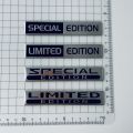 3D Metal LIMITED EDITION Emblem Sticker Aluminium Logo Car Fender Badge Trunk Decal Special EDITION Stikcer Accessories. 