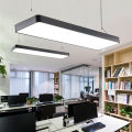 Simple strip LED office chandelier rectangular ceiling light studio meeting room gym classroom supermarket. 