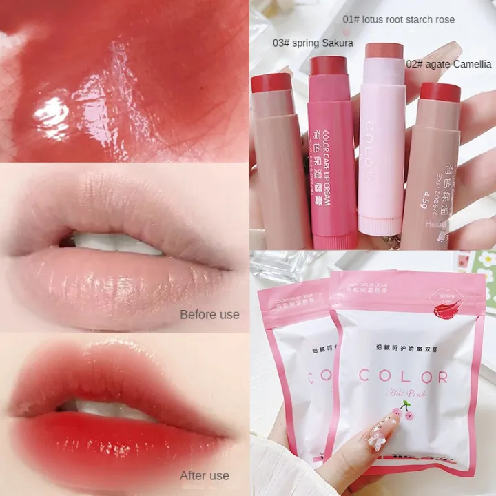 HAI%20PINK%203-color%20Moisturizing%20Lipstick%20Lip%20Balm,%20Long%20Lasting%20Waterproof%20Not%20Easy%20To%20Fade%20Lip%20Gloss,%20Improves%20Dry%20Lip%20Care%20Lip%20Balm%20-%20Image%203