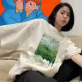 4 Colors Print T-shirts for Women Design Young Daily Casual Fashion Korean Style Basic All-match Summer Classic Футболка Женский.