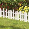 14PCS outdoor PVC white fence garden pet decoration cage. 