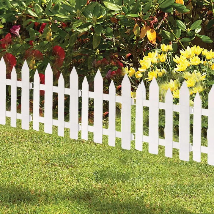 14PCS%20outdoor%20PVC%20white%20fence%20garden%20pet%20decoration%20cage%20-%20Image%203