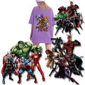 The Avengers Stickers on fabric Garment Accessories Iron-on Transfers Patches for Kids Clothing Jacket. 