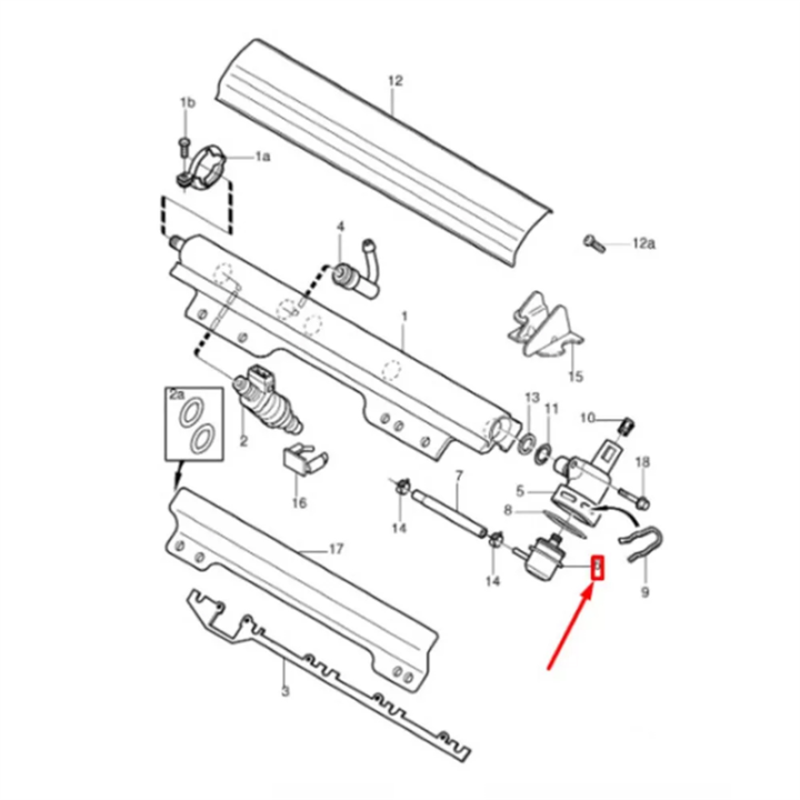 9404583%20Fuel%20Pressure%20Regulator%20for%20S40%20V40%202000-2004%201.9T%20Replacement%20Accessories%20-%20Image%202