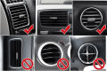 Universal Car Air Vent Mount Holder Adjustable 360 Mobile Phone Holder Car Holder Stand For iPhone11 Samsung 6 / 6 plus X_ iaomi. 