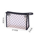 for Home Office Accessories Cosmetic Bag Love Makeup Bags Mesh Cosmetic Bag Portable Travel Zipper Pouches. 