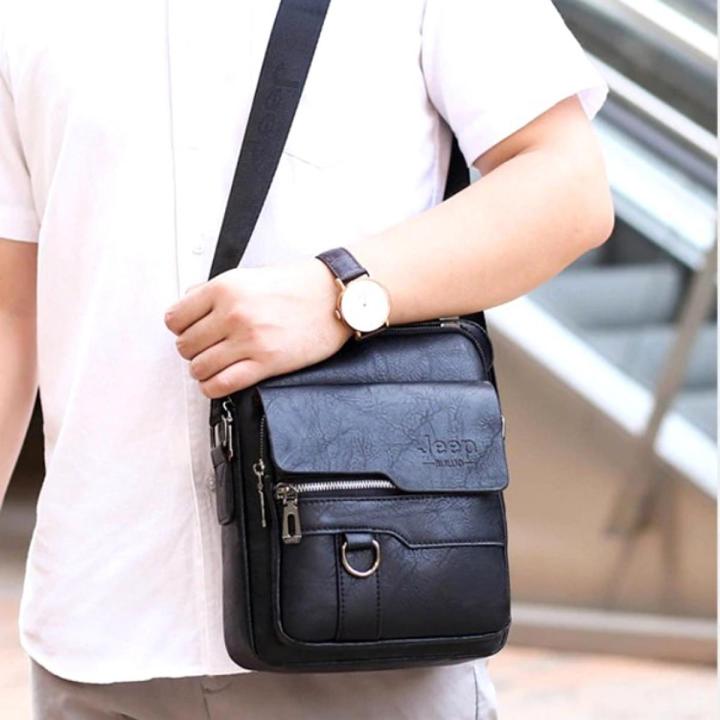 JEEP Premium 9.7 Inches Cross Body Bag For Men