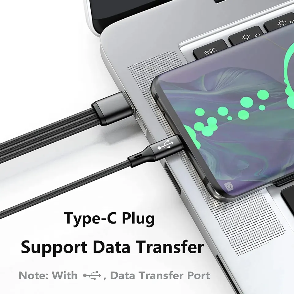 3in1 Data USB 5A Cabl Fast Charger Charging Cable For OPPO Find X2