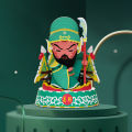 Creative Three Kingdoms 3D Puzzle Model Guan Yu Zhang Fei Children's Educational Toys Handmade DIY Paper Puzzle of Three Kingdoms.