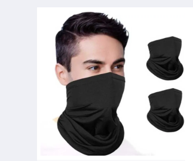 Black Bike Face Bandana for Men & Women
