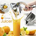 Stainless Steel Manual Hand Press Lemon Juicer Fruit Orange Citrus Juice machine. 