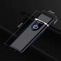 Fingerprint Induction Usb Lighter Charging Windproof Cigarette Lighter. 