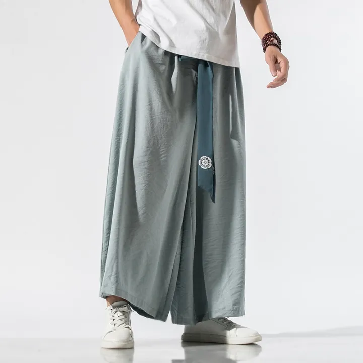 2022%20Men%20Wide%20Leg%20Pants%20Mens%20Cotton%20Joggers%20Retro%20Loose%20Trousers%20Man%20Chinese%20Style%20Linen%20Pants%20Male%20Big%20Crotch%20Nepal%20Robe%20Pants%20-%20Image%204