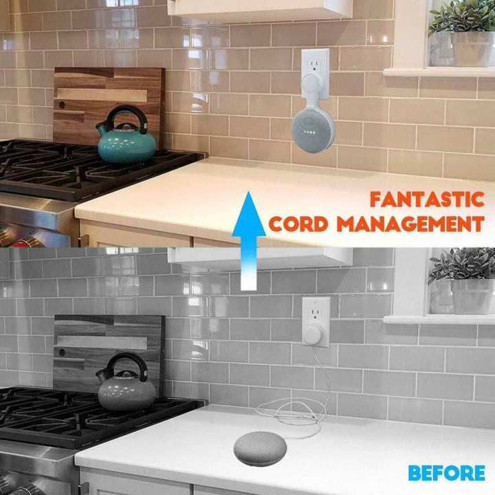 Outlet%20Wall%20Mount%20Holder%20Cord%20Bracket%20For%20Google%20Home%20Mini%20Voice%20Assistant%20Plug%20In%20Kitchen%20Bedroom%20Audio%20Stand%20-%20Image%205