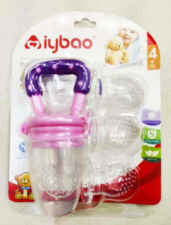 New%20Baby%20Food%20Feeder%20Soother%20Teether%20for%20Eating%20Fresh%20Fruit%20Vegetables%20Meat%20(%20Extra%203%20Nipple%20)%20-%20Image%202