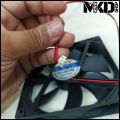 Cooling Fan ~ 5  inch DC 12 Volt E-Star Cooling Fan - 2 pin (Thin). 