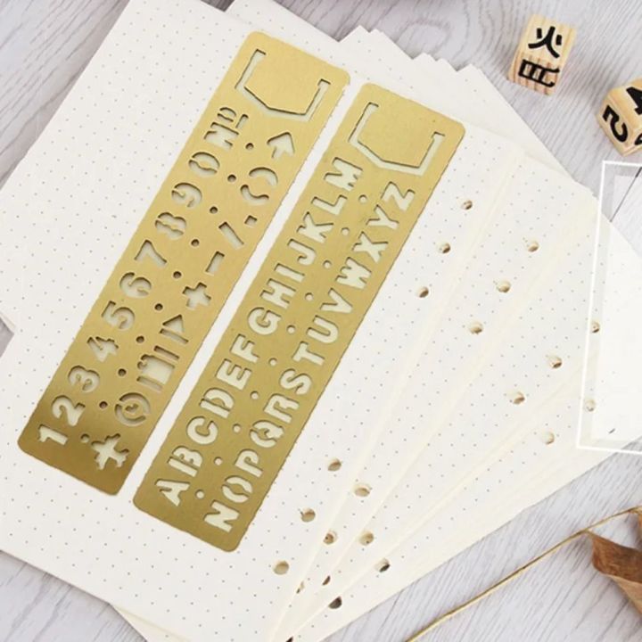 【Worth-Buy】 School Supplies Ruler Bookmark Hollow Numbers Number Letter ...