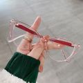 Fashion Cat Eye Design Leopard Print Women Anti-Blue Light Glasses Big Frame Transparent Lens Vision Care Computer Eyeglasses. 