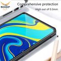 For Xiaomi Redmi Note 10 Lite - Hard Case Back Cover ( 100% Premium Quality ) Transparent Silica Gel Matte ShockProof Slim Thin Cover Phone Casing .... 