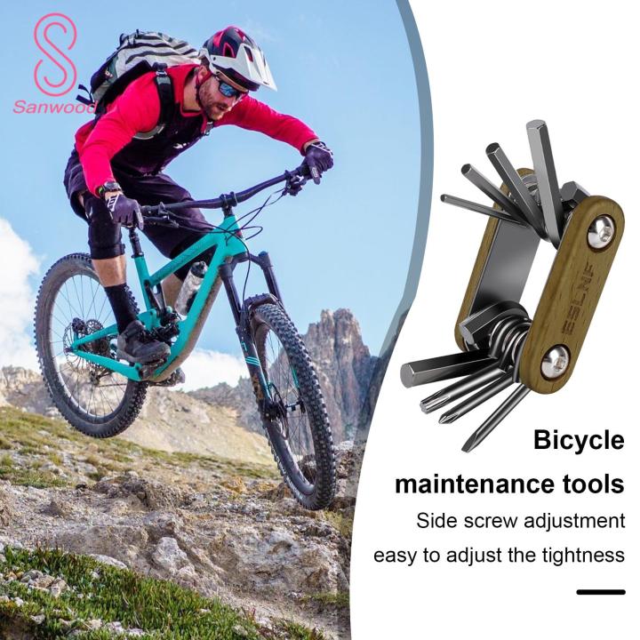 rle 8-in-1 Tool rle Multifunctional Bike Repair Tool for Mountain Bikes Compt Easy to Use Screriver Wrench for Bicycle Maintenance Soutast Asian Buyers' Choice