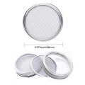 1 Sets of Stainless Steel Can Lids Suitable for Wide Mouth Mason Jar.