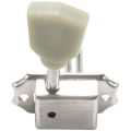 NAMUNY 1 Set 12 Pcs Jade Green Retro Trapezoid Button Locked String Tuning Pegs Key Tuner Machine Head for Guitar Lock. 