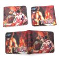 Anime One Piece PU Wallet for Women Men Cartoon Zoro Luffy Ace Figures Purse Foldable Wallet Card Holder Children Gift. 