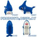 11 Inch Shark Dog Plush Toy Shark Dog Stuffed Animals Blue Shark Stuffed Animals Plushies for Baby Boys Girls Kid Birthday Gift. 