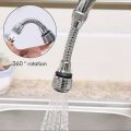 Turbo Flex 360 Instant Hands Free Faucet Swivel Spray Sink Hose for kitchen, bathroom & outdoor. 