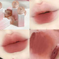 Matte Velvet Lip Glaze Summer Lovely Lip Mud Matte Lipstick Pink Red Lip Gloss Tint Waterproof Non-Stick Cup Korean Cosmetic New. 