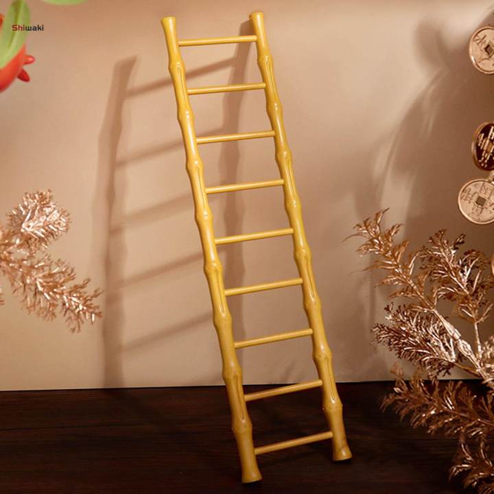 Mini Ladder Figurine Doll House Accessories for Shelf Micro Landscape Office