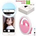 Selfie Ring Light Rechargeable Portable Mini LED Light. 