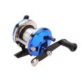 Mini 3.6:1 Right Left Hand Interchangeable Bait Castiing Fishing Reel Fishing Gear for Ice Fishing with Fishing Line 70m.