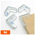 4 pcs Silicone Baby Safety Protector Furniture Corner Cover Anticollision Edge For Baby Safty. 