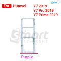 For Huawei Y7 / Y7 Pro/ Y7 Prime 2019 Sim Tray Micro SD Card Slot with Sim Ejector Pin Replacement Part.